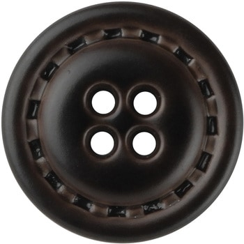 革調ボタン ステッチ風 4つ穴 ナウナウボタン(清原)