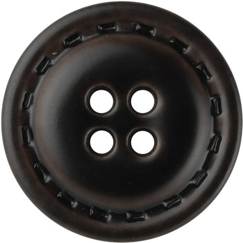 革調ボタン ステッチ風 4つ穴 ナウナウボタン(清原)