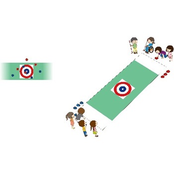 フロアカーリング グリーンクロス