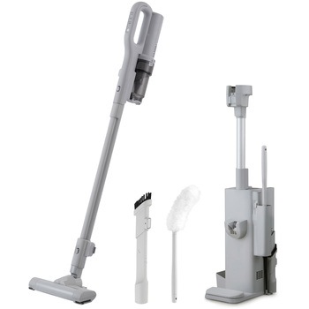 充電式サイクロンスティック掃除機 ゴミ回収ドック付き アイリスオーヤマ