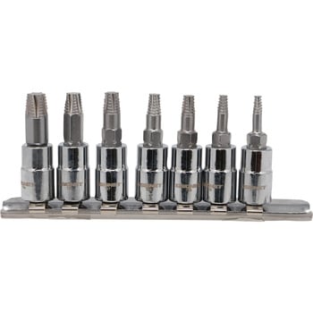 21877 1/4DR 7PCヘックスローブボルトリムーバーソケットセット SIGNET(シグネット)
