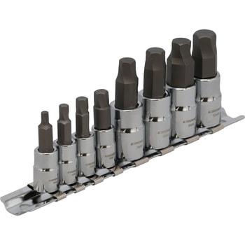 21898 1/4 3/8DR 8PCヘックスボルトリムーバーソケットセット SIGNET(シグネット)