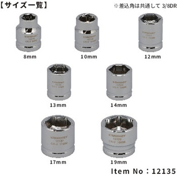 ショートソケットセット(6角) SIGNET(シグネット)