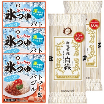みわび ぶっかけ氷つゆ トマト&バジル3袋+みわび素麺2袋セット みわび
