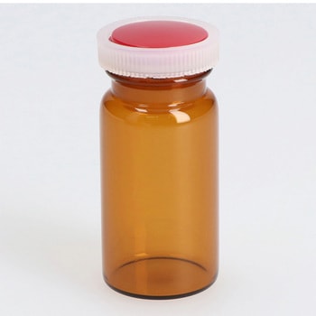 サンプル瓶 茶色 差込式 PS-15A 50入 NEG(日電理化硝子)