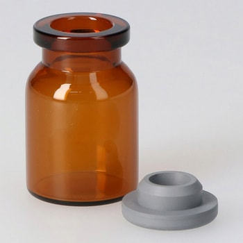バイアル瓶 茶色 V-5A ブチル栓大付 50入 NEG(日電理化硝子)