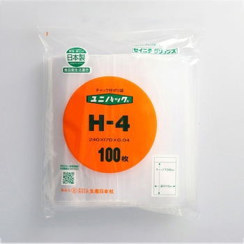 ユニパック H-4 100入 セイニチ(生産日本社)