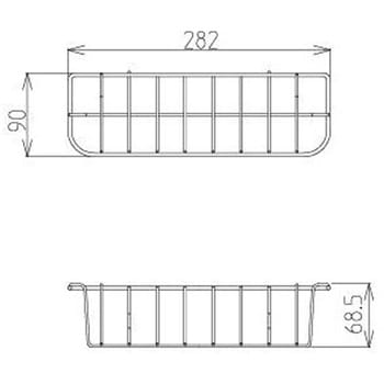 洗剤カゴ(Q/Uシンク用) WKSB-Q - ハウステック