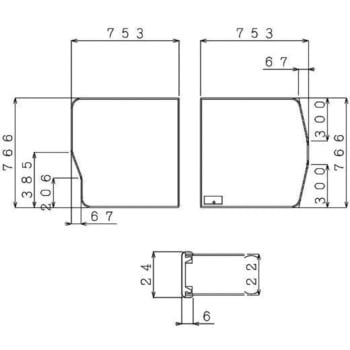 EJ09-PT4026 断熱クミフタ(753×766切欠、753×766)2枚 EJ09-PT4026