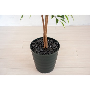 人工樹木/人工観葉植物 シラカシ 岩や