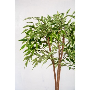 人工樹木/人工観葉植物 シラカシ 岩や