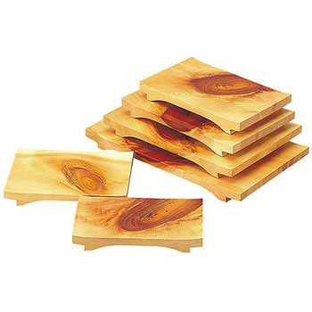 檜・紅節皿 用美(ヤマコー)