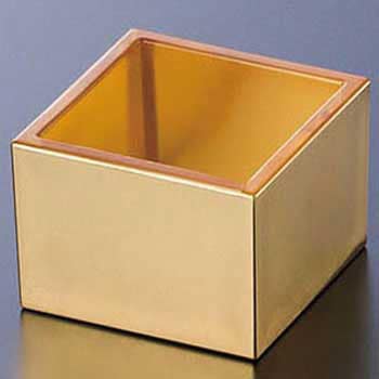 金箔貼りクリア枡 用美(ヤマコー)