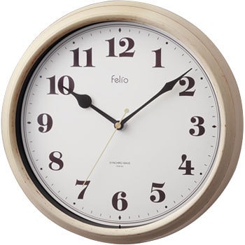 FEW183 IV 掛け 電波時計 パンナ felio(ノア精密) 78856426