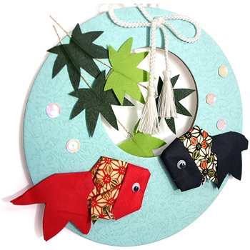 リース飾り 手作セット 金魚 ササガワ