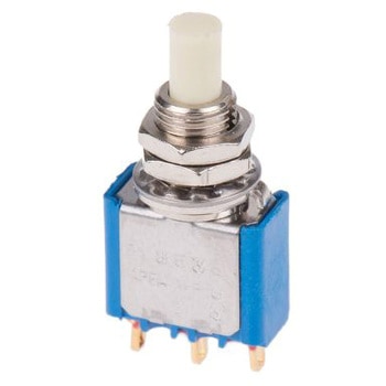 APEM 押しボタンスイッチ， モーメンタリ， パネルマウント， SPDT， 18535CD APEM