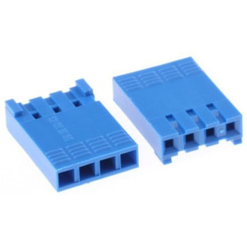Amphenol Communications Solutions コネクタハウジング 4極 ピッチ：2.54mm 1列 65240-004LF AMPHENOL