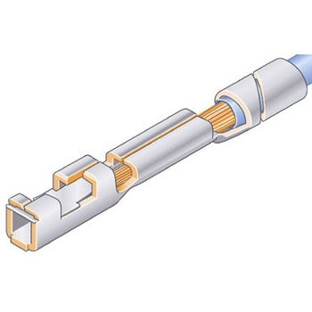 Amphenol Communications Solutions コネクタ端子 (圧着端子) メス Mini-PVシリーズ 圧着 47750-000LF AMPHENOL