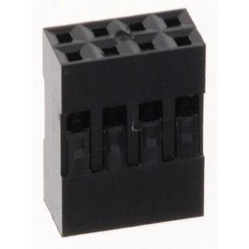 Amphenol Communications Solutions コネクタハウジング 8極 ピッチ：2.54mm 2列 65043-033LF AMPHENOL