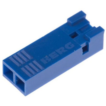 Amphenol Communications Solutions コネクタハウジング 2極 ピッチ：2.54mm 1列 65240-002LF AMPHENOL