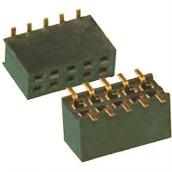 Amphenol Communications Solutions 基板接続用ソケット 8 極 1.27mm 2 列 表面実装 AMPHENOL