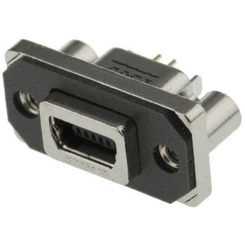 Amphenol ICC USBコネクタ B タイプ， メス スルーホール実装 MUSBB55104 AMPHENOL