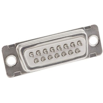 Amphenol FCI D-subコネクタ， 15極， メス， パネルマウント， DA15S064TLF AMPHENOL