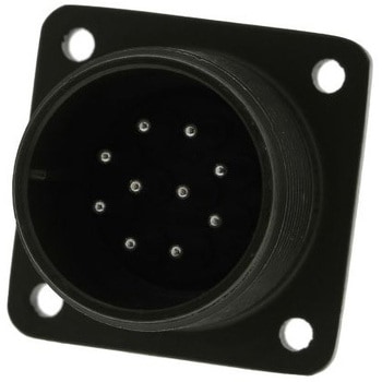 アンフェノール MIL規格丸型コネクタ MS3102A， シリーズ， メス， 10極 MS3102A-18-1P AMPHENOL