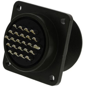 アンフェノール MIL規格丸型コネクタ MS3102A， シリーズ， メス， 24極 MS3102A-24-28S AMPHENOL