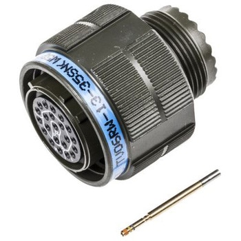 アンフェノール MIL規格丸型コネクタ TV， シリーズ， オス， 22極 TV06RW-13-35SN(W52) AMPHENOL