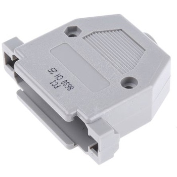 Amphenol ICC D-Sub バックシェエル 8630CH シリーズ 25 極 B， グレー， 8630CH25UNCLF AMPHENOL