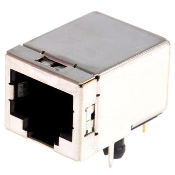 Amphenol ICC RJ45 モジュラーコネクタ， メス， RJ45コネクタ， スルーホール実装， Cat5e， 95678-001LF AMPHENOL