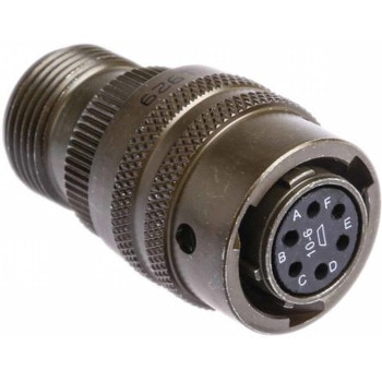 アンフェノール MIL規格丸型コネクタ PT， シリーズ， オス， 6極 PT06A-10-6S AMPHENOL