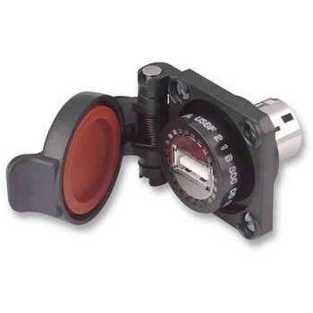 USBアダプタ Amphenol Socapex USBF 21 B SCC USBダストキャップ USBF TV AMPHENOL