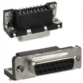Amphenol FCI D-subコネクタ， 15極， メス， プラグイン取り付け， D15S33E4GX00LF AMPHENOL