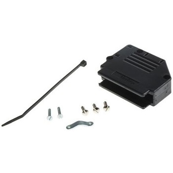 Amphenol ICC D-Sub バックシェエル 863093C シリーズ 37 極 C， 黒， 863093C37ALF AMPHENOL