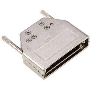 Amphenol FCI D-Sub バックシェエル 8655MH シリーズ 25 極 B， シルバー， 8655MH2511LF AMPHENOL