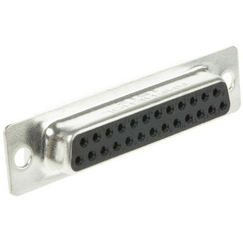 Amphenol ICC D-subコネクタ， 25極， メス， パネルマウント， L77SDB25S AMPHENOL