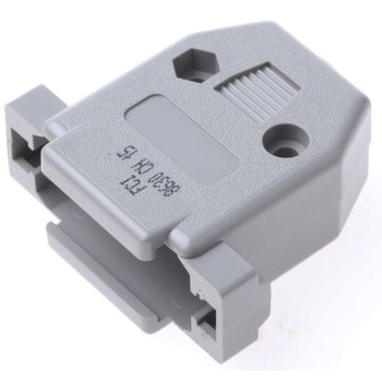 Amphenol FCI D-Sub バックシェエル 8630CH シリーズ 15 極 A， グレー， 8630CH15UNCLF AMPHENOL