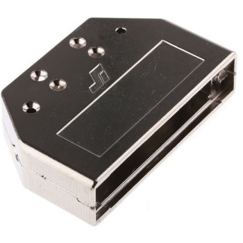 Amphenol ICC D-Sub バックシェエル 8655MH シリーズ 50 極 D， シルバー， 8655MH5012LF AMPHENOL