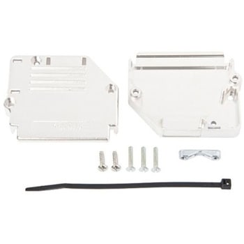Amphenol ICC D-Sub バックシェエル 863093C シリーズ 50 極 D， シルバー， 863093C50MLF AMPHENOL