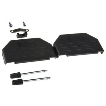 Amphenol ICC D-Sub バックシェエル 37 極 C， 86303640BLF AMPHENOL