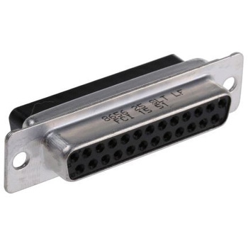 Amphenol FCI D-subコネクタ， 25極， メス， ケーブルマウント， 865625SLTLF AMPHENOL