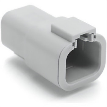 Amphenol Industrial 自動車用コネクタ 4極 メス 自動車用コネクタ， ATP04-4P AMPHENOL