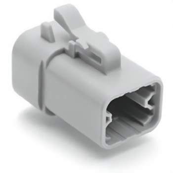 Amphenol Industrial 自動車用コネクタ 4極 オス 自動車用コネクタ， ATP06-4S AMPHENOL