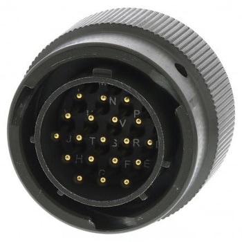 Amphenol Limited MIL規格丸型コネクタ 62GB， シリーズ， オス， 19極 62GB-56T14-19PN AMPHENOL