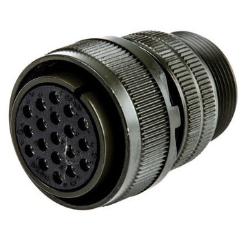 Amphenol Industrial MIL規格丸型コネクタ MS3106A， シリーズ， 19極 MS3106A-22-14S AMPHENOL