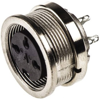 Amphenol Industrial DINソケット 3極 メス パネルマウント AMPHENOL