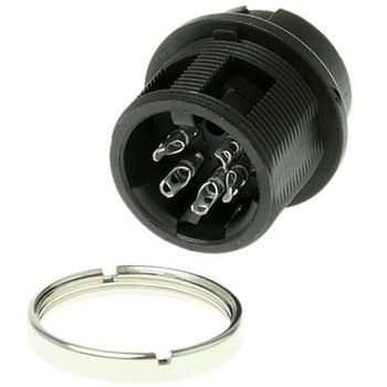 Amphenol Industrial 丸型コネクタ， 5極， M16， パネルマウント， T3377000U AMPHENOL