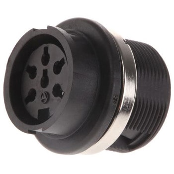 Amphenol Industrial 丸型コネクタ， 6極， M16， パネルマウント， T3427000 AMPHENOL